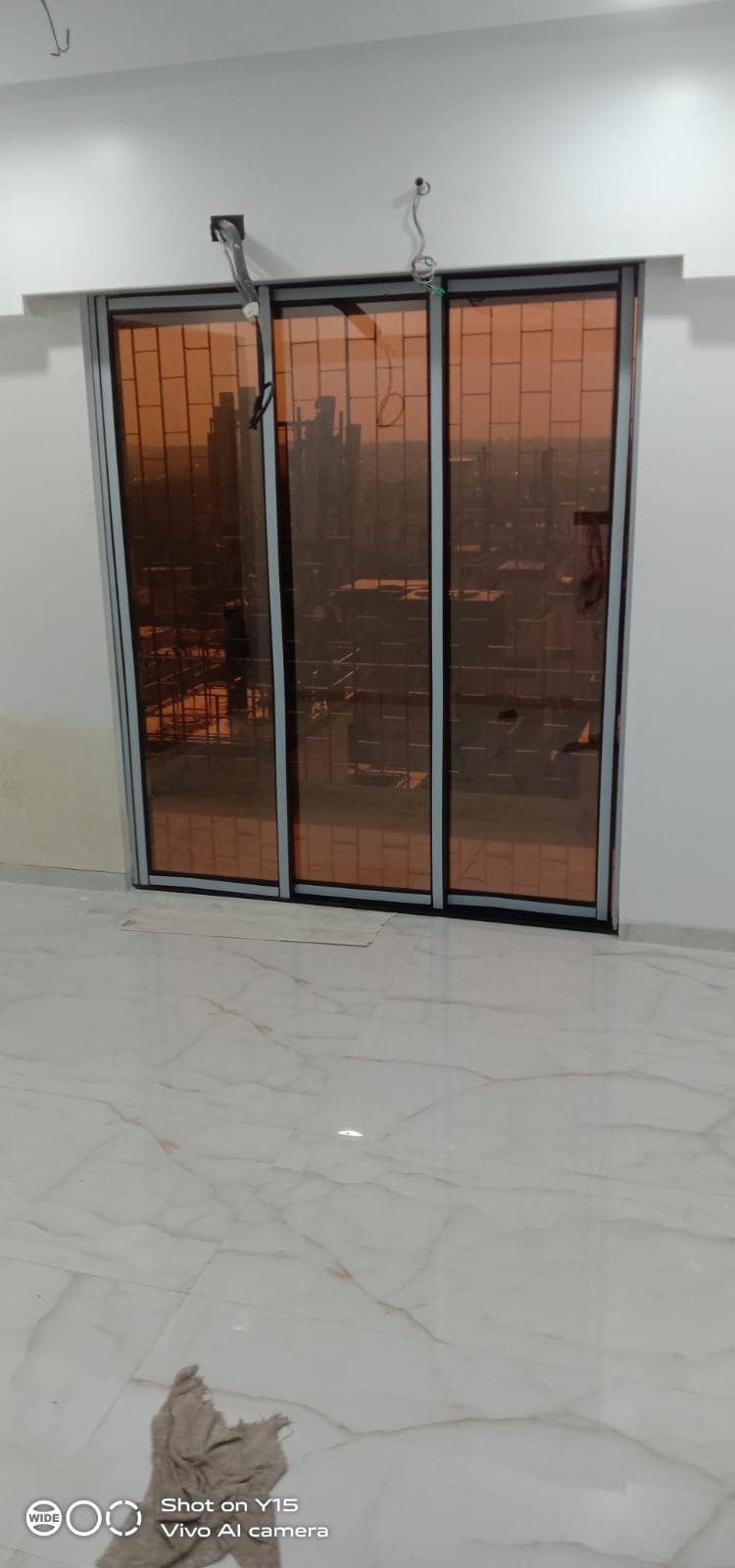 Sliding aluminium window
